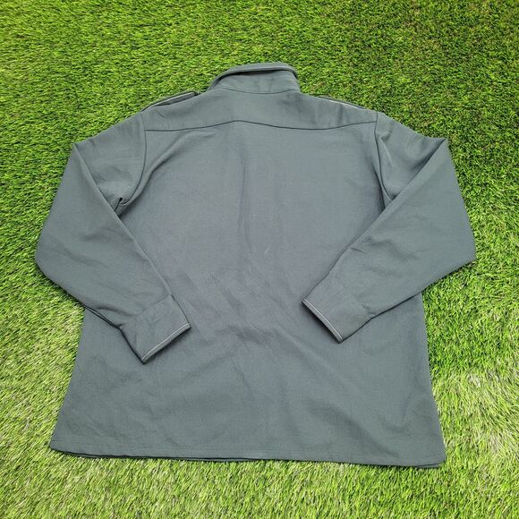 Vintage 70s Disco Polyester Hippie Shirt Large 24x28 Baggy - Picture 4 of 12